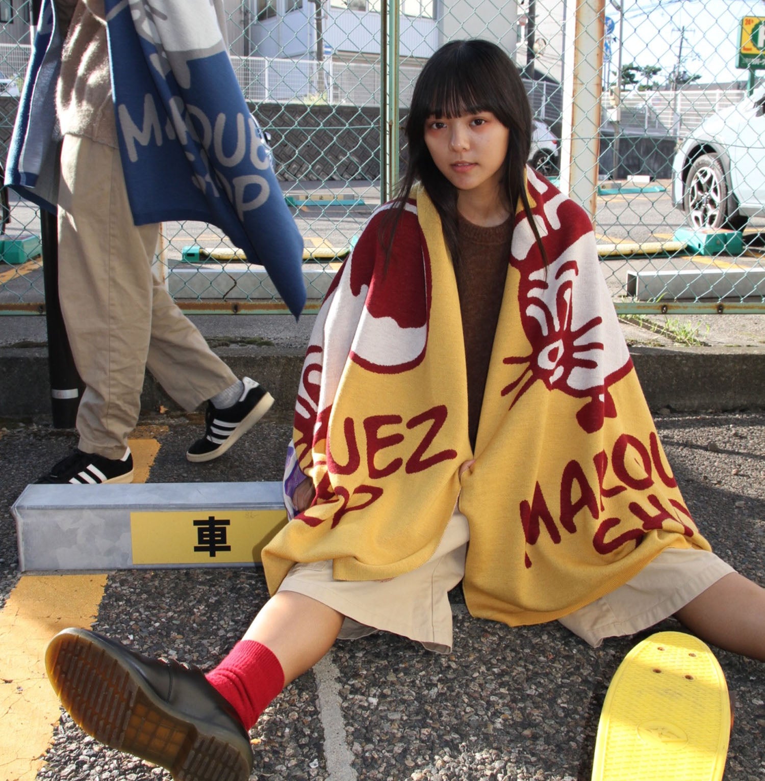 toiro knitwear × MARQUEZ SHOP / MARQUEZ Big-Stole｜ウール100